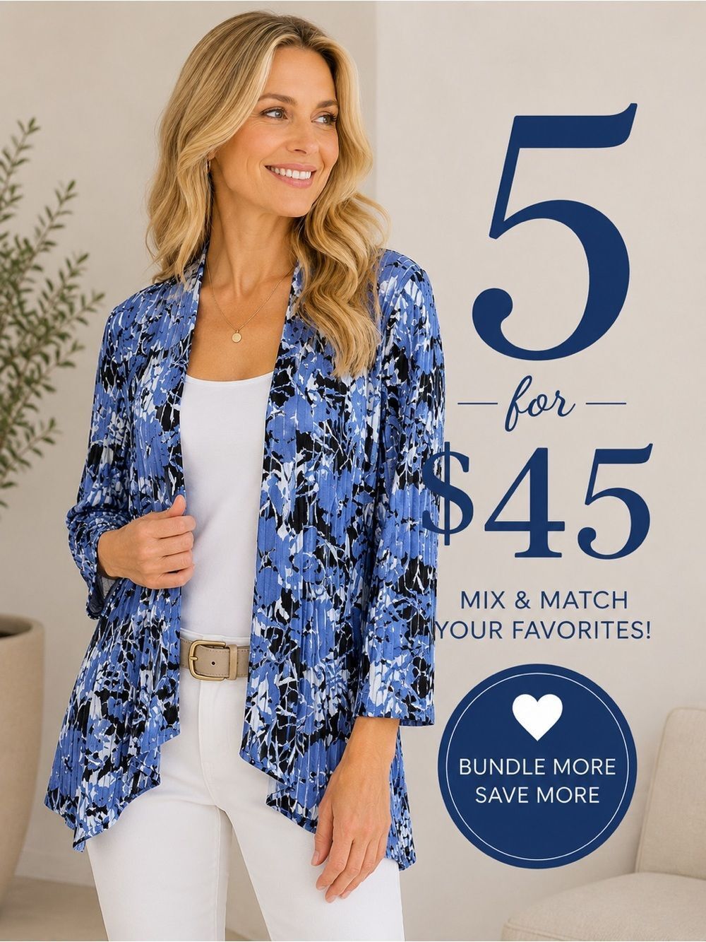 🎉5 for $45🎉. Kasper open cardigan size S